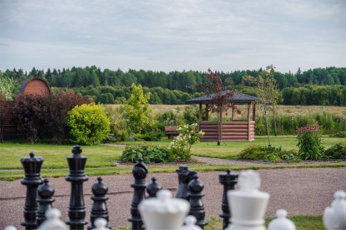 Suite with a terrace overlooking the golf course