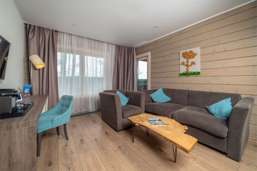 Suite with a terrace overlooking the garden